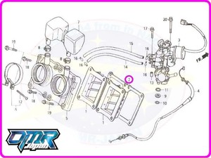 【新品】 ガスケット (リードバルブ) NSR250R MC16 MC18 MC21 MC28 14132-KV3-950