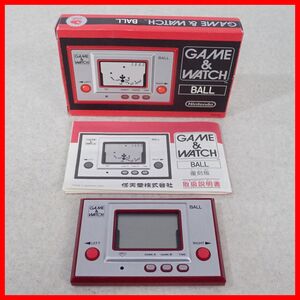 動作品 GAME＆WATCH BALL ゲームウォッチ ボール クラブニンテンドー復刻版 RGW-001本体 箱説付 Nintendo 任天堂 club.nintendo【PP