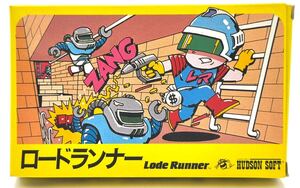 【新品未使用】任天堂 FC ファミコンソフト ロードランナー 箱説付き 希少品