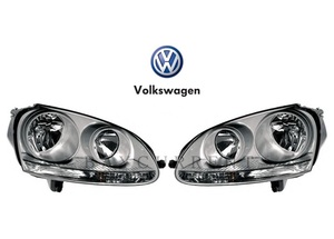 【正規純正品】 フォルクスワーゲン ハロゲン ヘッドライト 左右 SET VW ジェッタ JETTA 1K6941029Q 1K6941030Q ヘッドランプ