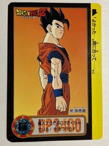 ドラゴンボールZ カードダス 本弾 第22弾 必殺！！史上最強のフュージョン 222 孫悟飯 1995年 当時物 ドラゴンボールカード DRAGON BALL