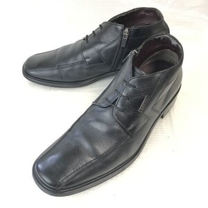 リーガル/REGAL★身長6cmアップ/シークレット/チャッカブーツ【27.0/黒/BLACK】ヒール高め/dress shoes◆F-44