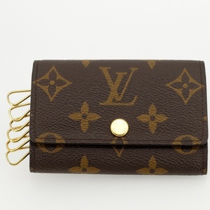 LOUIS VUITTON ルイヴィトン ミュルティクレ6 キーケース6本 モノグラム M62630 RFID（ICチップ入り） ※イニシャル入り「K.I」