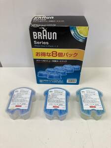 ★◆【未使用】BRAUN クリーン＆リニュー交換カートリッジ Mega Deal 8個入 5331 電気シェーバー専用洗浄液 ブラウン 80サイズ