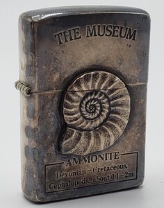 ZIPPO THE MUSEUM AMMONITE 火花確認済 ジッポー ザ・ミュージアム アンモナイト ジッポ ライター 喫煙具