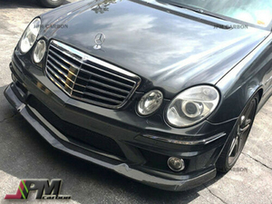 CS2 TYPE カーボンフロントリップスポイラー2006-2009 BENZ W211 E63AMG セダン