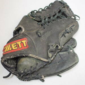 中古 ZETT ゼット LIGHTEX ライテックス グローブ Professional Player BRGA37840？ 野球 グラブ 現状品 baseball glove　管理番号541-1