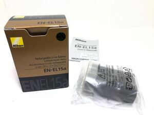 #0【使用少】Nikon ニコン EN-EL15a リチャージャブルバッテリー