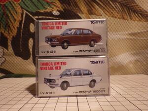 1円～ レア トミカリミテッドヴィンテージネオ LV-N12 a b トヨタ カリーナ 1600DX 1600ST 絶版品 未開封 未使用 同日同梱歓迎