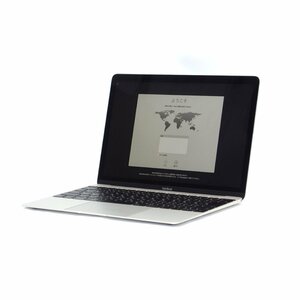 1円～【ジャンク】Apple MacBook Retina 12インチ 2017 MNYH2J/A Core m3 1.2GHz/8GB/SSD256GB/Mac OS Sierra/充放電回数1106【栃木出荷】