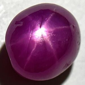 スター効果!!●天然スタールビー3.576ct●s 約7.7×6.5mm ルース 裸石 star ruby 宝石 ジュエリー　CA8/CA8 テEC8