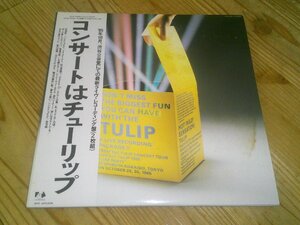 LP：TULIP コンサートはチューリップ：帯付：2枚組