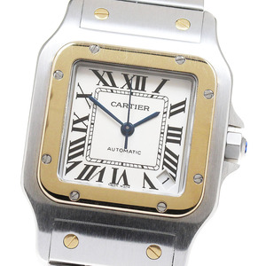 カルティエ CARTIER W20099C4 サントスガルベ XL YGコンビ 自動巻き メンズ _837114