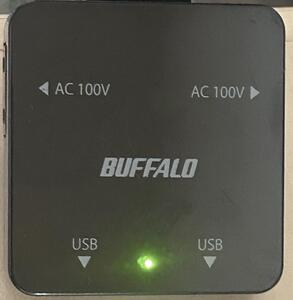 【販売終了品】BUFFALO バッファロー マルチUSB充電ACアダプタ BSTA22AU