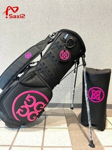 【Saxi2】G/Fore ジーフォア　キャディバッグ　スタンドバッグblackpink　blackpink 品質保証