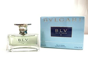 廃盤　満量　ブルガリ　BVLGARI　ブルー II　BLV II　オードパルファム　スプレー　30ml　YK-5767