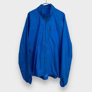 送料無料☆HAGLOFS☆ホグロフス☆SHIELD JACKET☆ソフトシェルジャケット☆ウィンドブレーカー☆ブルー☆L相当☆L24M