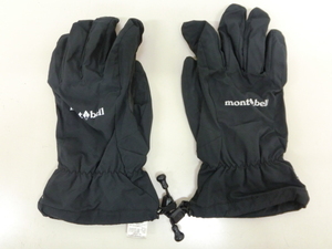 1156PEW◎mont-bell モンベル ウインター トレッキンググローブ #1118771 サイズ：XL ブラック系 手袋◎中古【送料無料】