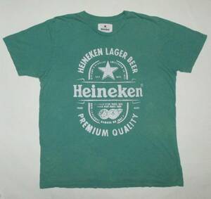 Heineken　ハイネケン　Tシャツ　メンズL　ビール　Beer　