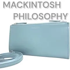 MACKINTOSH PHILOSOPHY ショルダーウォレット ライトブルー