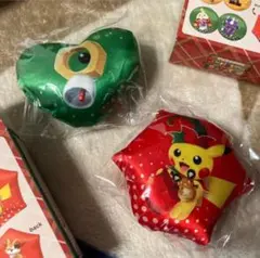 ポケモン クリスマス　オーナメント　ぬいぐるみ マスコットセット　ピカチュウ