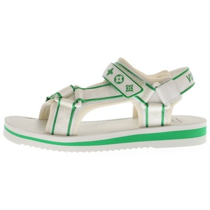 LOUIS VUITTON ルイヴィトン PANAMA SANDAL パナマライン ベルテッドサンダル ホワイト グリーン FD0242