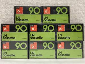 ●○ク064 BASF カセットテープ LN/90 西ドイツ製 West Germany 8本セット○●