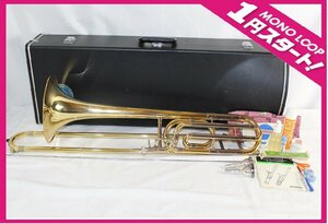 【16yP07143E】★1円スタート★YAMAHA★ヤマハ★トロンボーン★YSL-648★マウスピース付★ハードケース★金管楽器★吹奏楽★現状品