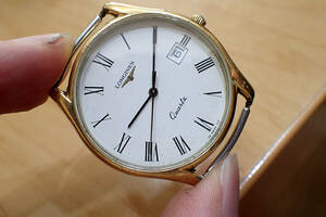 正規 LONGINES/ロンジン グランドクラシック/7431 ホワイト文字盤 メンズ腕時計