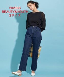 1回だけ着用★ BEAUTY&YOUTH センタープレスデニムパンツ