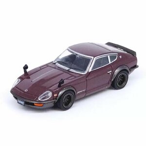 イノモデル 1/64 日産 フェアレディ 240ZG HS30 マルーン INNO64 Nissan Fairlady Maroon ミニカー