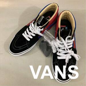 【新品未使用】バンズ VANS スケートハイ サーフライン ULTRA CUSH 3D 替え紐 ハイカット 大きめ スニーカー ブラック ブルー 28.5cm @★