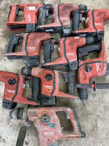 未確認電動工具 HILTI TE6-A22 TE4-A22 TE30-A36 TE6-A36 9台まとめて売る