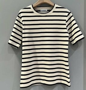 JIL SANDER ジルサンダー Tシャツ 半袖 トップス メンズ レディース ストライプ シンプル 画像通り S