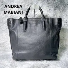 【極美品】ANDREA MABIANI 2way トートバッグ ショルダー 黒