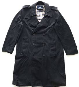 アクアスキュータム ロンドン トレンチコート イングランド製 チェック裏地　　Aquascutum MADE IN ENGLAND ロゴボタン 柳6246