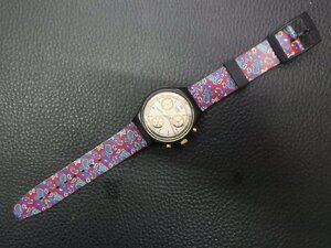 スウォッチ swatch クロノ CHRONO 22石 クォーツ QUARTZ AG1991 管理No.41417