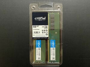 Crucial メモリ 32Gkit UDIMM DDR4-3200 動作チェック済