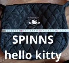 SPINNS　エンジェル　キティ　キルティング　ショルダー　バッグ　ブラック