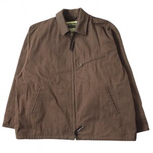 SSZ エスエスゼット 22SS AOT YOUTH JACKET 若者のすべて ジップアップジャケット 11-18-6487-139 M D.BROWN BEAMS シン テレビ装 mc68277