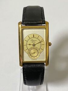 ジャンク品 LONGINES ロンジン 150周年 レディース クォーツ 腕時計 スクエア スモセコ スクエア 976 SWISS 5166