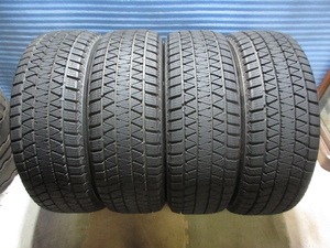 ★2020年/2021年　225/60R18 100Q　ブリヂストン　BLIZZAK　DM-V3　225/60/18　残溝9ｍｍ　スタッドレスタイヤ　4本セット