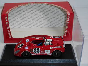 ☆1円始レア風戸裕-BEST MODEL ☆ 1/43ポルシェPorsche “FLUNDER” #88 FUJI 1971 KAZATO Winner☆2412