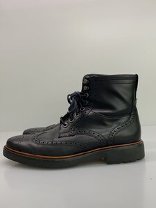 COACH◆レースアップブーツ/25.5cm/BLK/レザー/229632