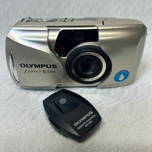  OLYMPUS オリンパス　μ mju Ⅱ ZOOM コンパクトフィルムカメラ フィルムカメラ ミュー Ⅱ リモコン付き　日本製　未チェックジャンク品