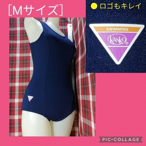 【 ● ロゴもキレイ ● カンコー 紺色 競泳水着［Mサイズ］尾崎商事 JP22000　12月22日(日) 終了・週末クーポン】