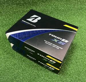 24モデル　BRIDGESTONE GOLF【ブリヂストン】TOUR B XS【 イエロー】新品正規品 　2ダース