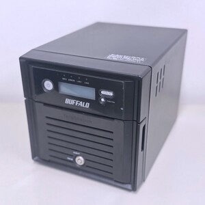 @SP227 秋葉原万世商会 リカバリ済み良品 BUFFALO TS5200D 8TB 高性能法人向けNAS 4TBx2基 現状品 2ドライブ対応