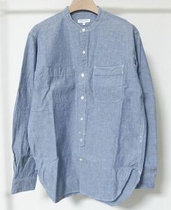 Engineered Garments エンジニアードガーメンツ Banded Collar Shirt Cotton Chambray シャンブレー バンドカラー シャツ S