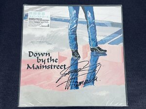 ◇P963/直筆サイン入りLP/浜田省吾 メインストリート/Down by the Mainstreet/1988年頃港区ラジオ日本音楽番組出演後/1円～